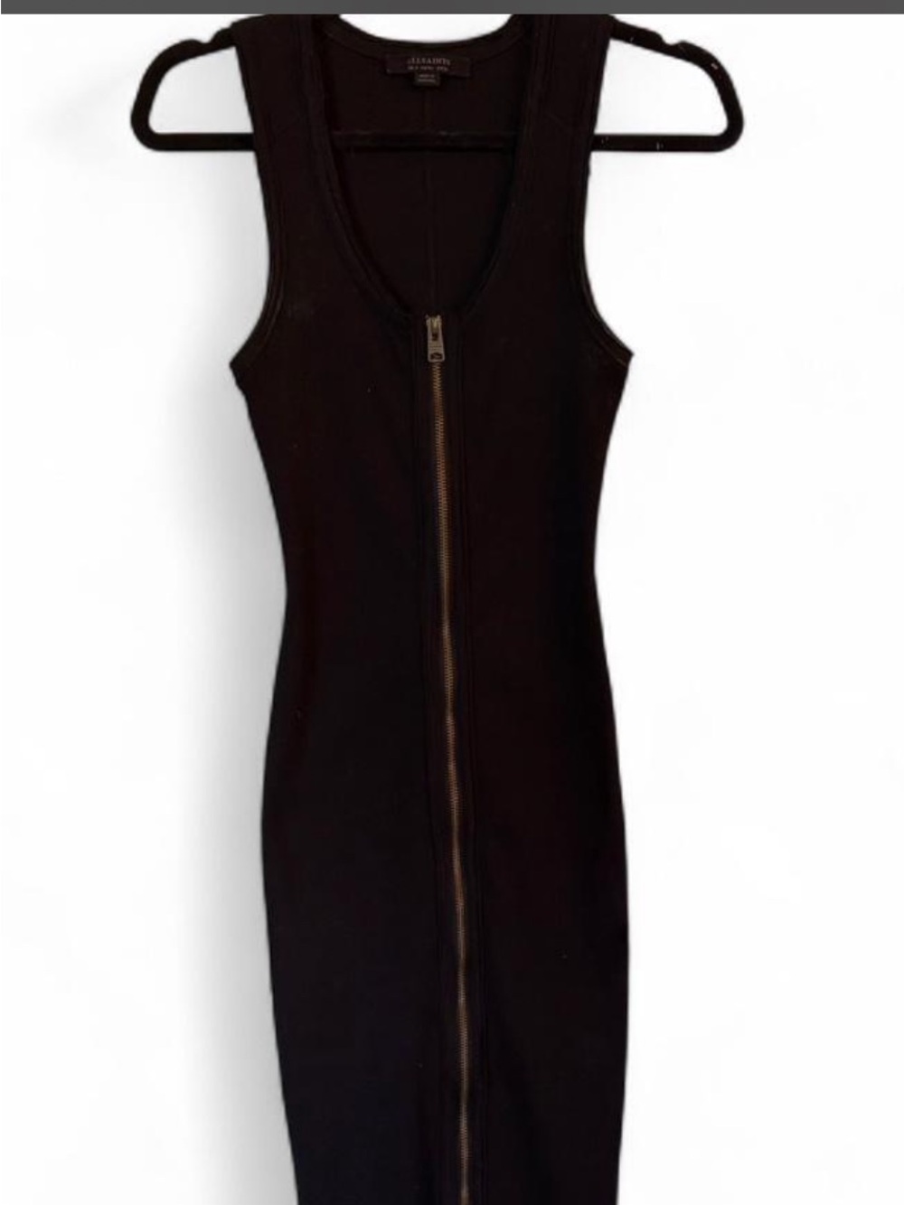 All Saints | Alicia dress in Black - Picture 2 of 4